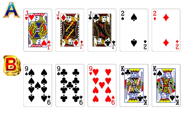 ポーカー　役の強さクイズ　3