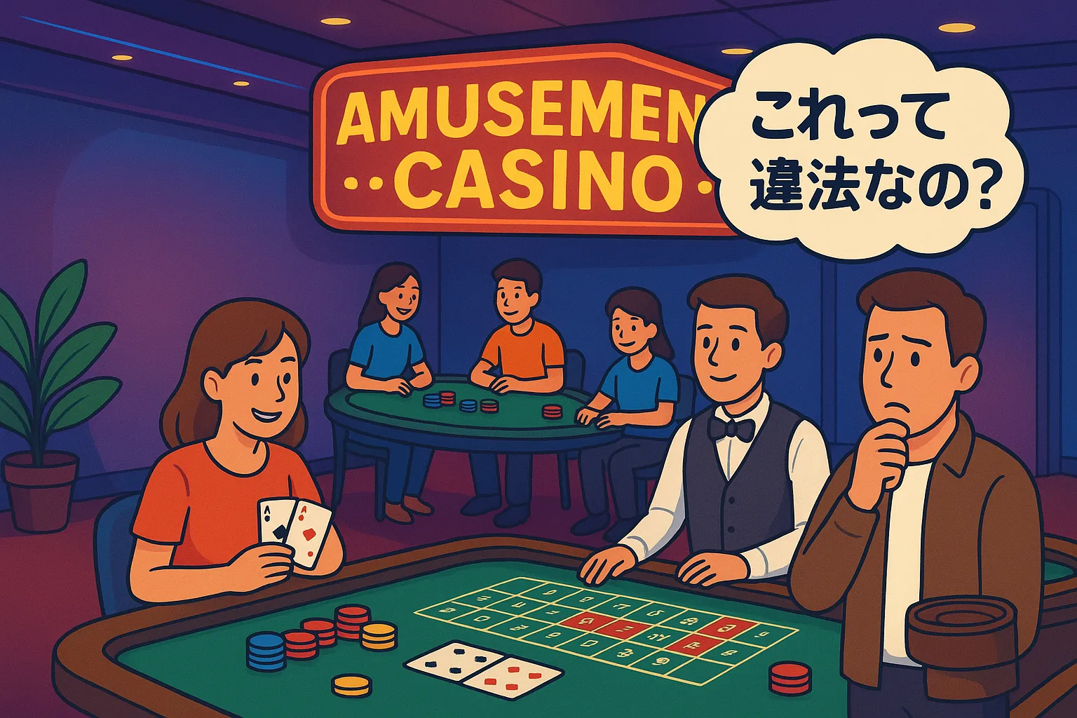 アミューズメントカジノ　違法